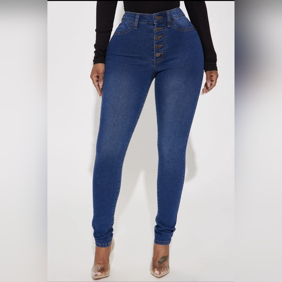 Fashion Nova High Waisted Skinny Jeans - Picture 6 of 6
